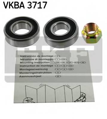 SKF VKBA 3717 Комплект підшипника маточини