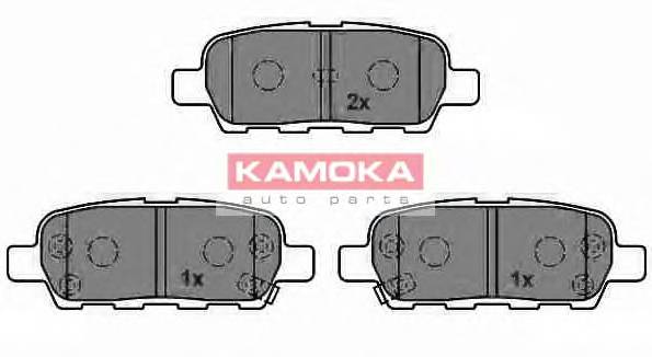 KAMOKA JQ1013386 Комплект гальмівних колодок,