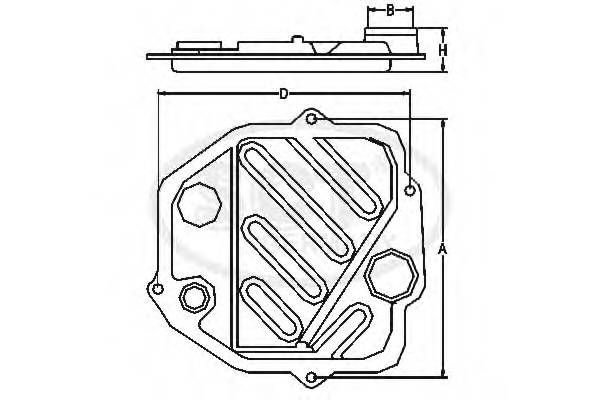 SCT Germany SG 1071 Гідрофільтр, автоматична коробка