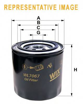 WIX FILTERS WL7400 Масляний фільтр