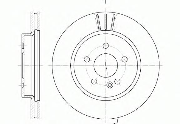 REMSA 6782.10 Тормозной диск