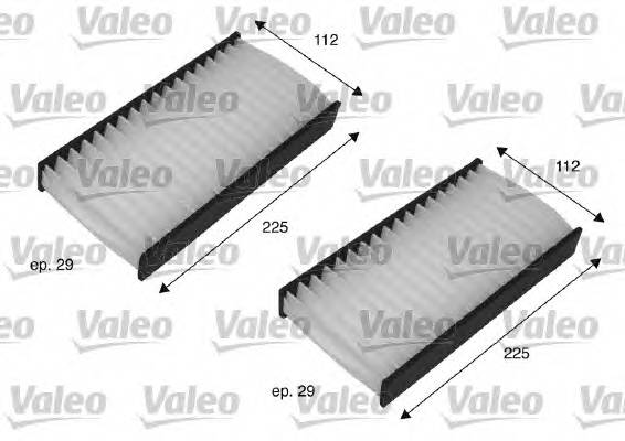 VALEO 698735 Фільтр, повітря у