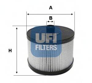 UFI 26.022.00 Топливный фильтр