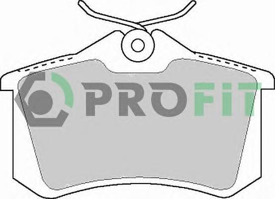 PROFIT 5000-1083 Колодки гальмівні дискові