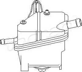 TOPRAN 109 695 Компенсационный бак, гидравлического