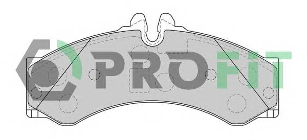 PROFIT 5000-1879 Колодки гальмівні дискові