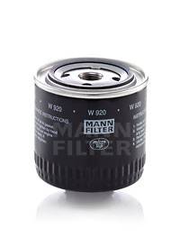 MANN-FILTER W 920 Масляний фільтр; Гідрофільтр;
