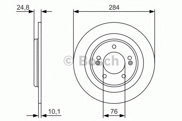 BOSCH 0 986 479 A13 Тормозной диск