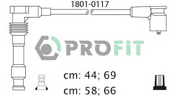 PROFIT 1801-0117 Високовольтні кабелі