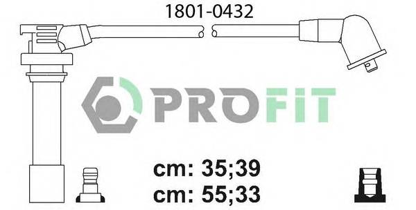PROFIT 1801-0432 Високовольтні кабелі
