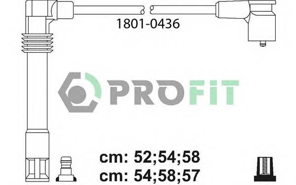 PROFIT 1801-0436 Високовольтні кабелі