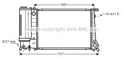 AVA QUALITY COOLING BW2090 Радиатор, охлаждение двигателя