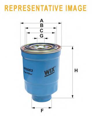 WIX FILTERS WF8061 Топливный фильтр
