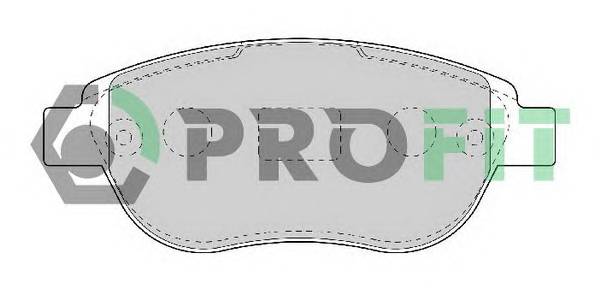 PROFIT 5000-1476 Колодки гальмівні дискові