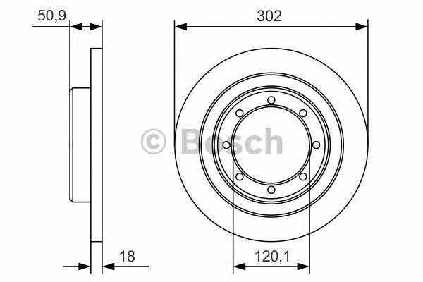 BOSCH 0986479A93 TARCZA HAM BOSCH