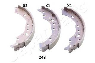 JAPANPARTS GF-248AF Комплект тормозных колодок