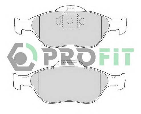 PROFIT 5000-1394 Колодки гальмівні дискові