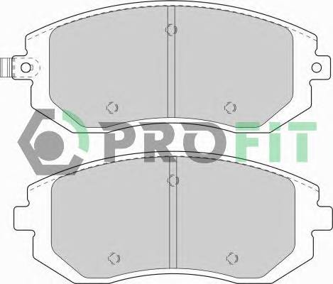 PROFIT 5000-1639 Колодки гальмівні дискові