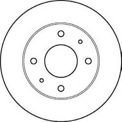 JURID 561861JC Тормозной диск
