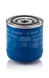 MANN-FILTER W 920/47 Масляний фільтр