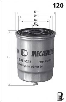 MECAFILTER ELG5204 Топливный фильтр