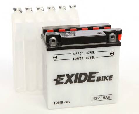 EXIDE 12N9-3B Стартерная аккумуляторная батарея;