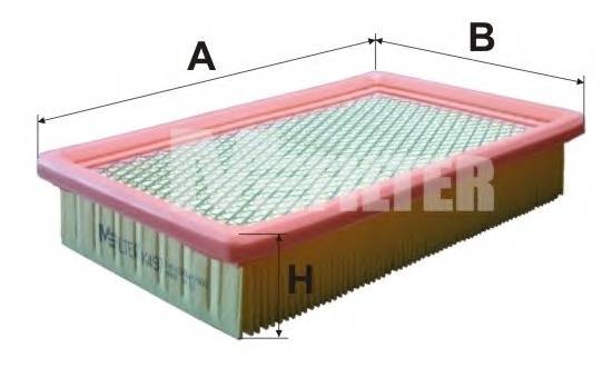 MFILTER K497 Фільтр салону