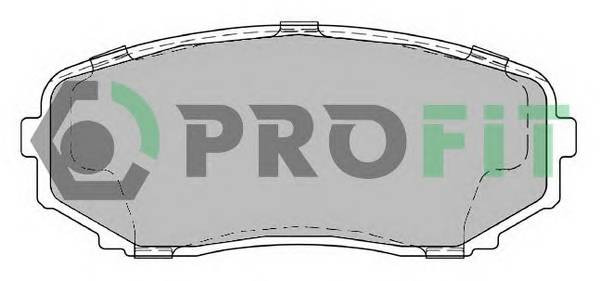 PROFIT 5000-2019 Колодки гальмівні дискові