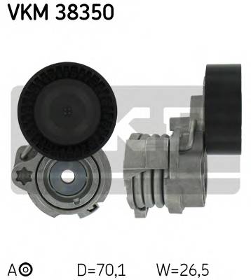 SKF VKM 38350 Натяжной ролик, поликлиновой