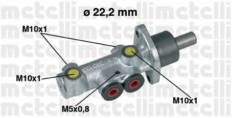 METELLI 05-0353 Главный тормозной цилиндр