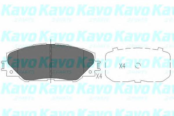 KAVO PARTS KBP-9026 Комплект гальмівних колодок,