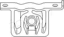 TOPRAN 109 115 Кронштейн, глушитель