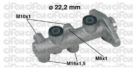 CIFAM 202-345 Главный тормозной цилиндр