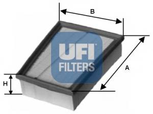 UFI 30.132.00 Воздушный фильтр