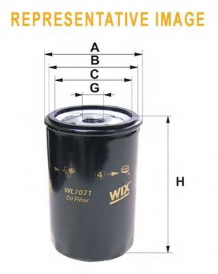 WIX FILTERS WL7308 Масляний фільтр