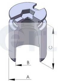 ERT 150198-C Поршень, корпус скоби
