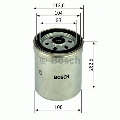 BOSCH F 026 402 017 Паливний фільтр