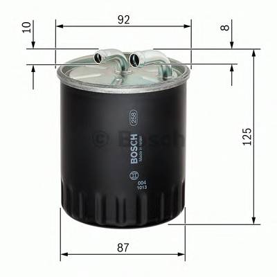 BOSCH F 026 402 065 Топливный фильтр