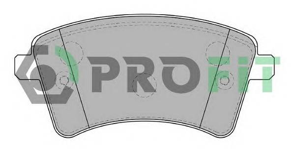 PROFIT 5000-4185 Колодки гальмівні дискові