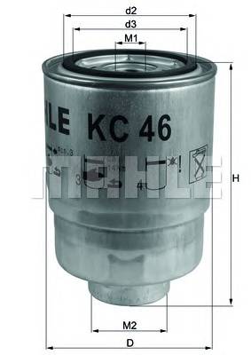 KNECHT KC 46 Топливный фильтр