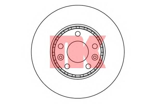 NK 203971 Гальмівний диск