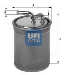 UFI 24.016.00 Топливный фильтр