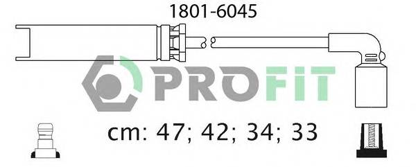 PROFIT 1801-6045 Високовольтні кабелі