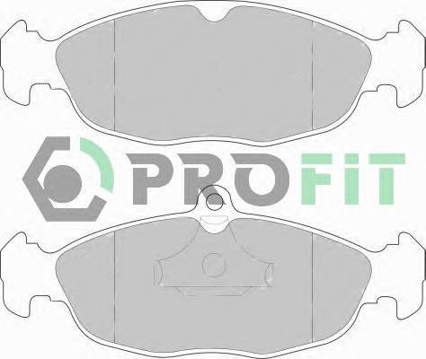 PROFIT 5000-0732 Колодки гальмівні дискові