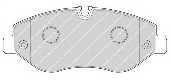 FERODO FVR4469 Комплект гальмівних колодок,