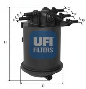 UFI 2408600 Паливний фільтр