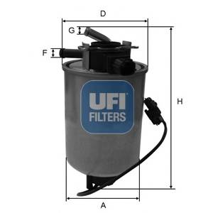 UFI 24.018.01 Паливний фільтр