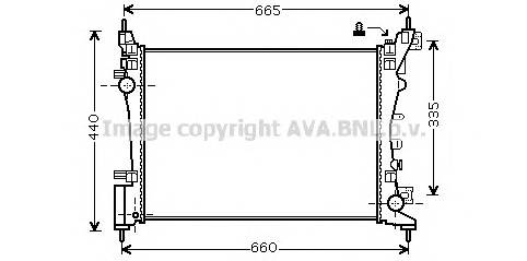 AVA QUALITY COOLING OL2574 Радiатори