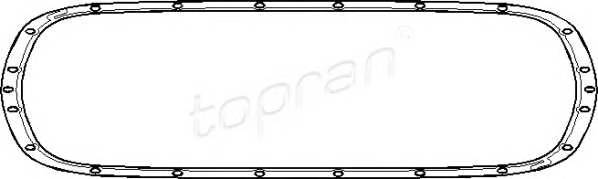 TOPRAN 500 787 Прокладка, масляного піддону