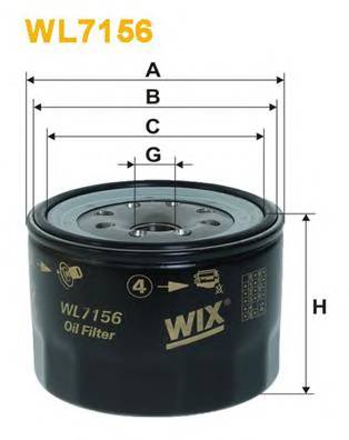 WIX FILTERS WL7156 Масляный фильтр